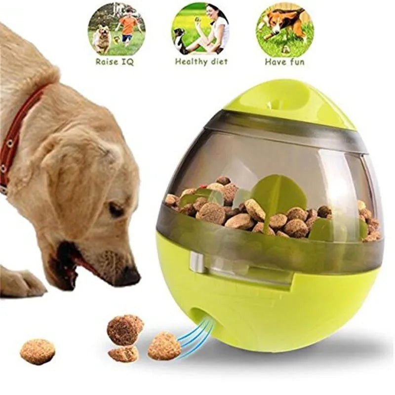 Huevo dispensador interactivo de comida para perros
