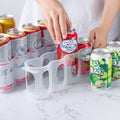 Organizador de latas con mango para 4 espacios