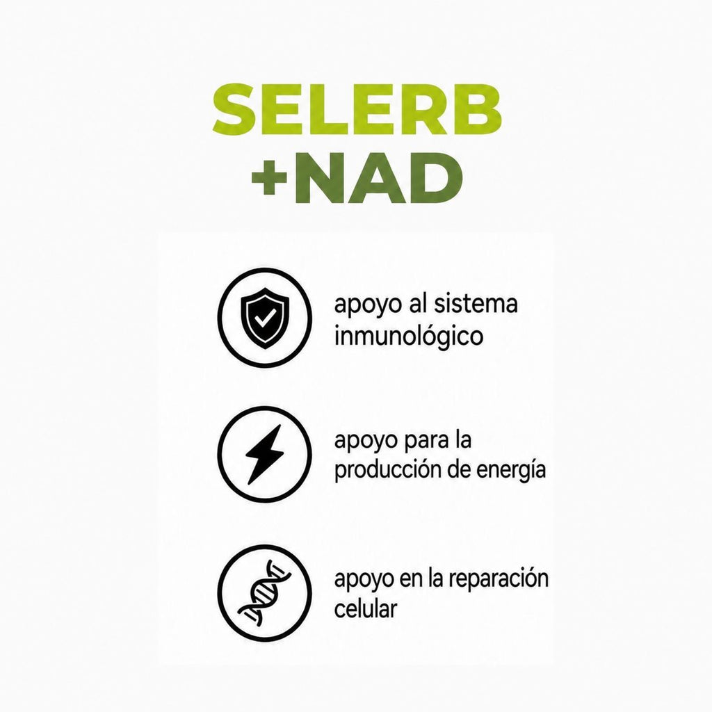 Selerb NAD+ Resveratrol beneficios