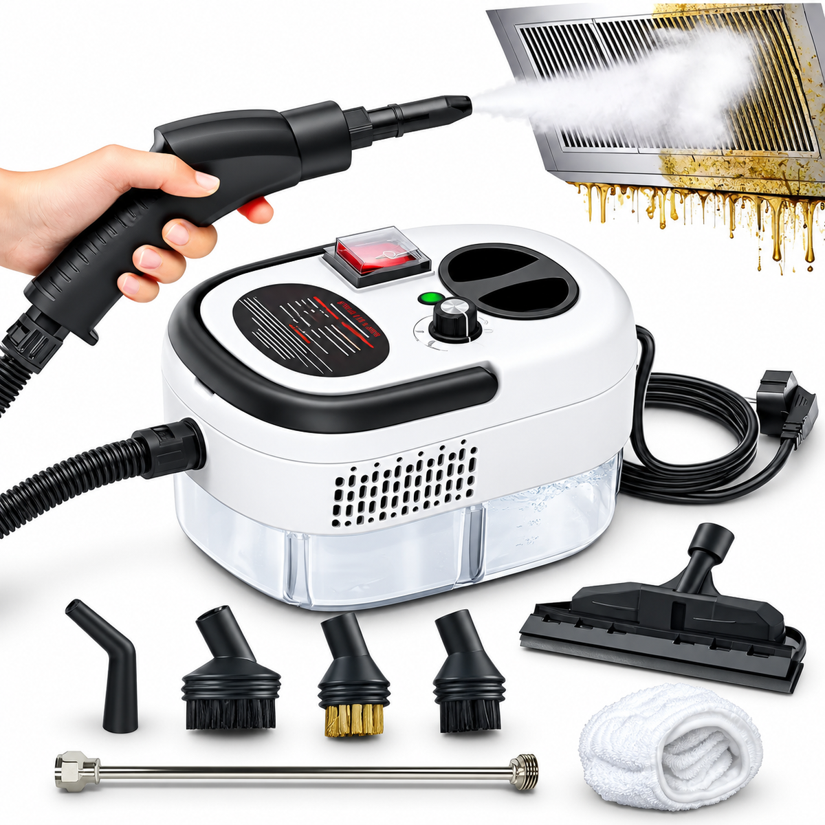 Limpiador a vapor portátil 2500W